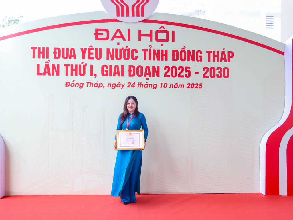 Nữ doanh nhân Đồng Tháp – điểm sáng trong phong trào thi đua